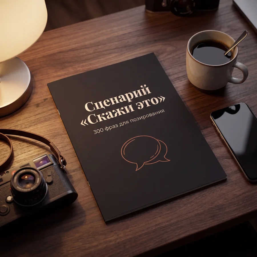Сценарий «Скажи это»: 300 фраз для позирования