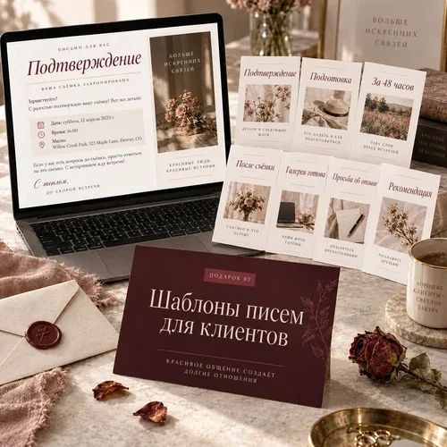 Подарок 03: Шаблоны писем клиенткам