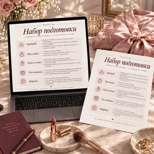 Бонус 04: Набор для подготовки клиентки