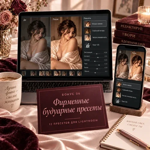 Бонус 06: Фирменные будуарные пресеты